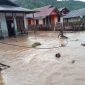 Desa Tulung, Kecamatan Walea Kepulauan, Kabupaten Tojo Una-una, terjadi banjir Selasa 4 April 2024. Foto: BPBD Sulteng