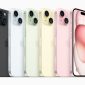 Phone 15 dan iPhone 15 Plus akan tersedia dalam lima warna baru yang menakjubkan: hitam, biru, hijau, kuning, dan merah muda. Foto: Dok. Apple