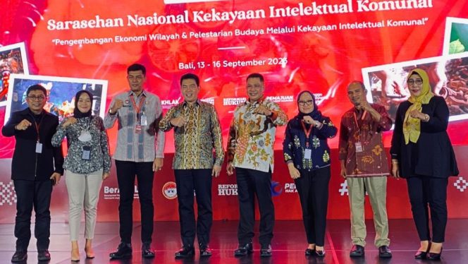 
 Puluhan Sekretaris Kota dari seluruh Indonesia, mengikuti Sarasehan Nasional Kekayaan Intelektual Komunal di Bali, sejak 13-16 September 2023. Foto: Istimewa