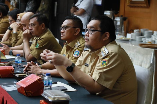 
 Pj Bupati Richard Hadiri Rakor Kepala Daerah di Kementerian Dalam Negeri. Foto: Dok. Kemendagri